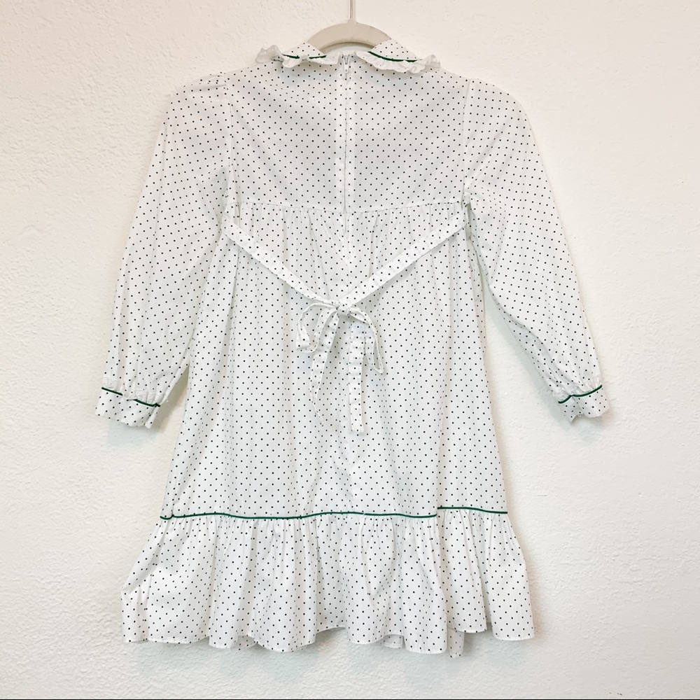 Girl's Vintage 70s Smocked Cottagecore Dress - Picture 3 of 5